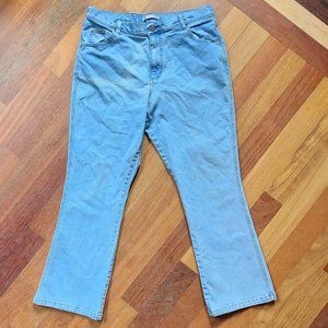 Lee Light Wash Relaxed Boot Cut Jeans Size 16 Short